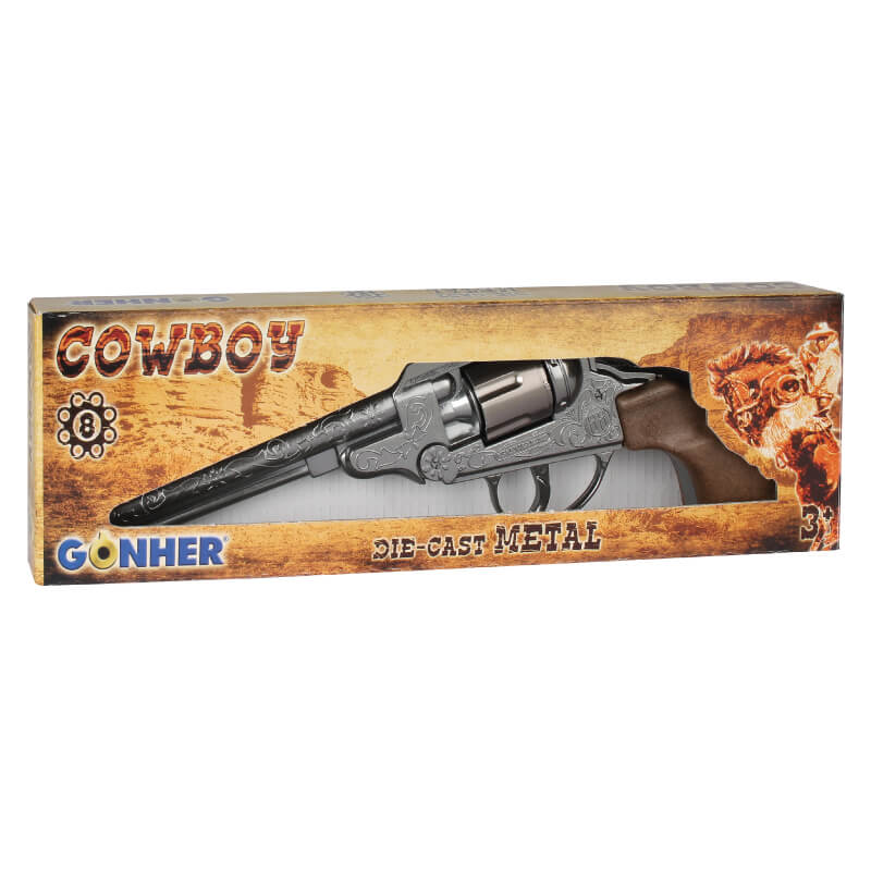 Revólver Cowboy Gonher ref 88/0 en caja