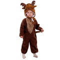 Child Reindeer Costume – Hooded Jumpsuit with Antlers