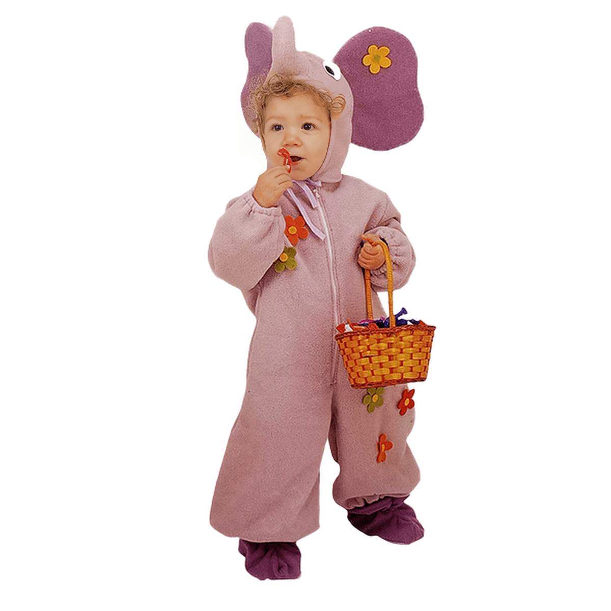 Kids Pink Elephant Costume